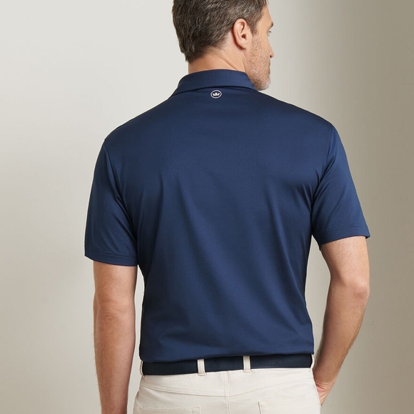 Peter Millar Mens Sunmer Comfort Performance Polo Size XXL Navy - Picture 2 of 5